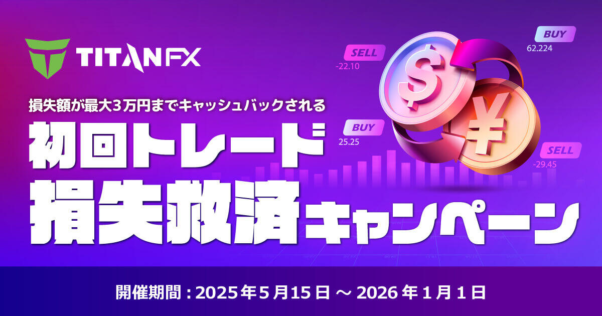 Titan FX 初回トレード損失救済キャンペーン