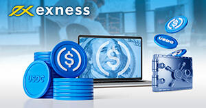 Exnessで仮想通貨USDCでの入出金が可能に！USDCの特徴は？