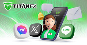 Titan FXがLINEやSNSで日本語サポートを開始！