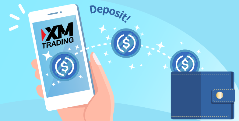 XMの取引口座へ「USDC」を利用し入金する手順】