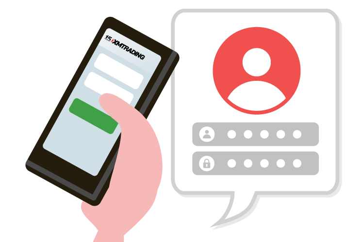 プッシュ通知の設定後に表示される専用リンクから新規口座または、追加口座を開設します。