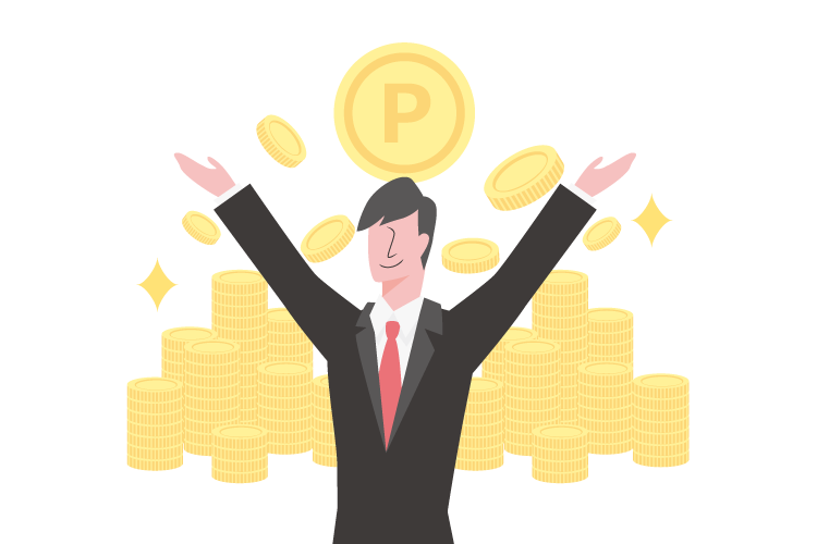 TNDCのお客様の取引量に応じて自動的にポイントが発生